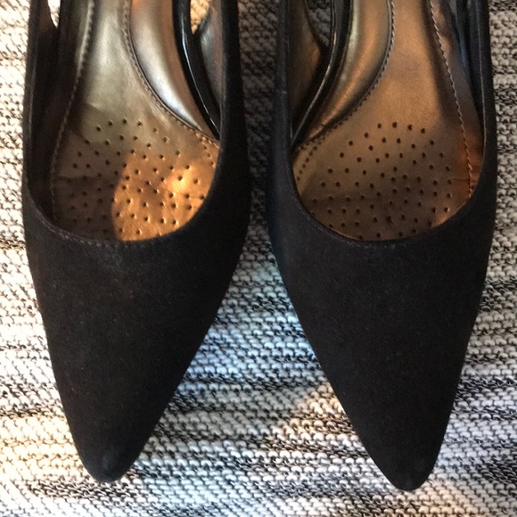 Joan & David Circa suede/leopard fur heels - Picture 4 of 8